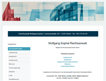 Tablet Screenshot of kophal.de